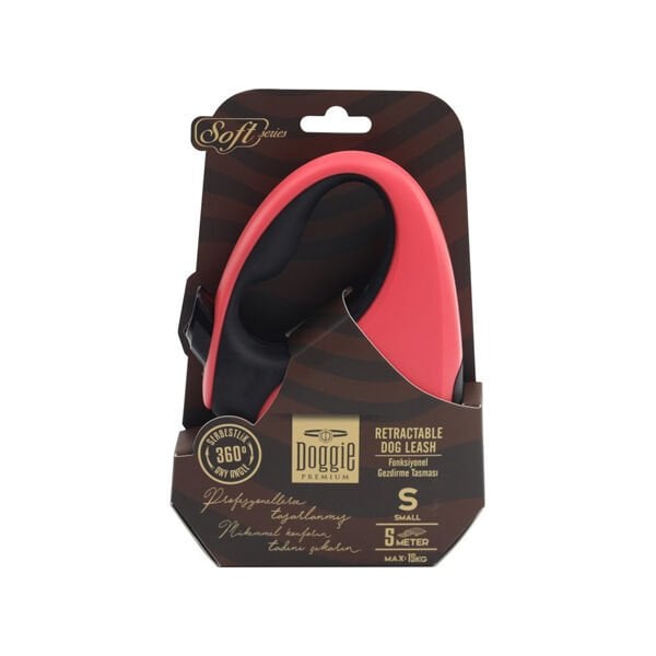 Doggie S Otomatik Tasma Soft Seri Pink | Otomatik Köpek Tasması